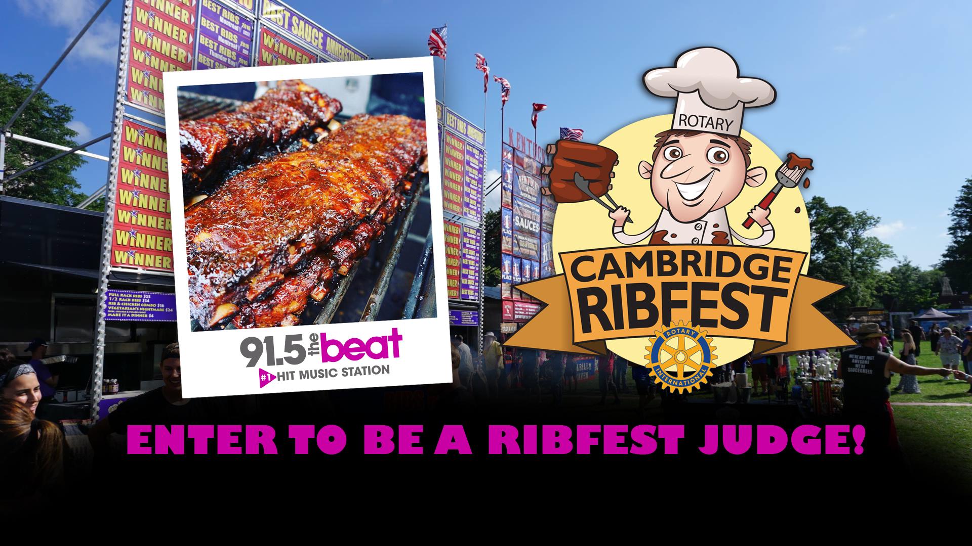 Judging Ribfest Cambridge Ribfest Judge | 91.5 The Beat