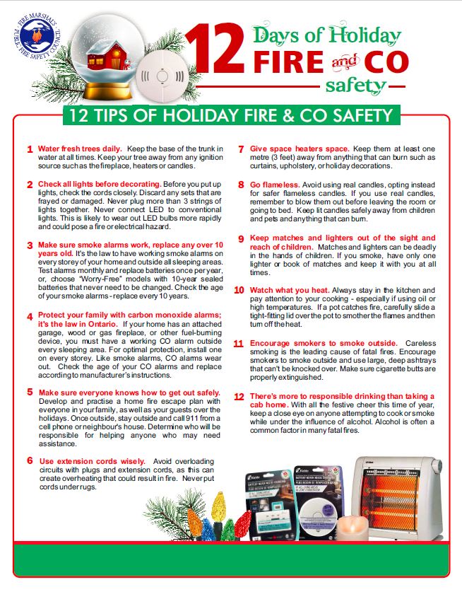 The Beat Holiday Fire Safety Sweepstakes 