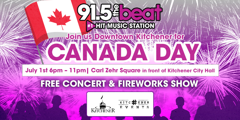 Downtown Kitchener Canada Day 2023 91.5 The Beat