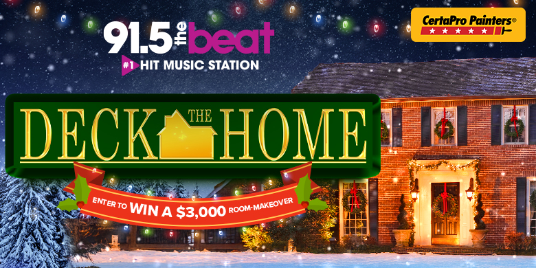 91.5 The Beat Deck the Home with CertaPro Painters